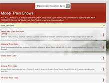 Tablet Screenshot of modeltrainshows.com